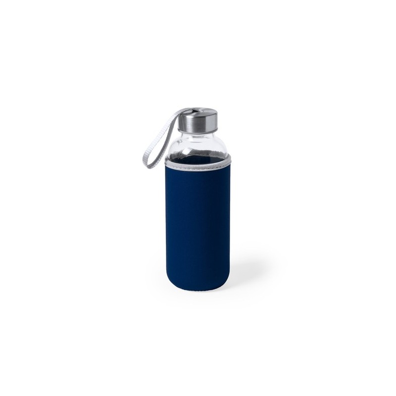 Gourde Personnalisée Éco-responsable pour le Sport - Dokath Matières : acier inoxydable Couleurs : bleu marquage couleur éclatan
