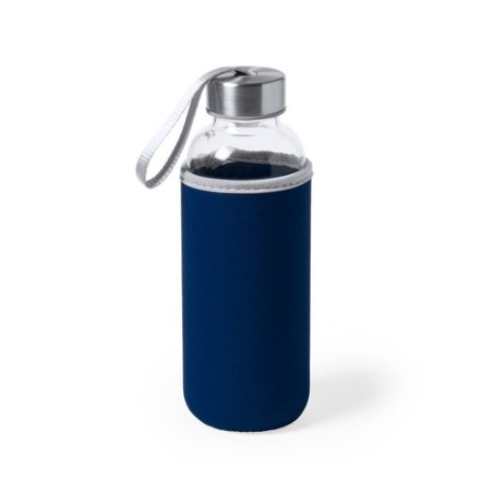 Gourde Personnalisée Éco-responsable pour le Sport - Dokath Matières : acier inoxydable Couleurs : bleu marquage couleur éclatan