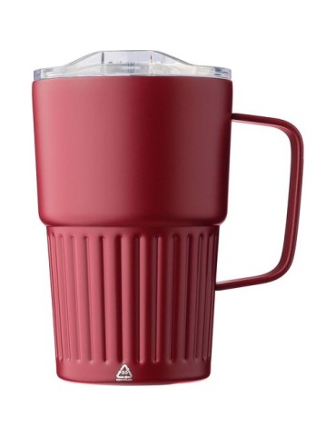 Mug nomade double paroi en acier inoxydable recyclé de 450 ml Calo 2