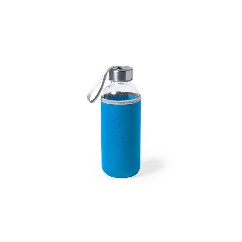 Gourde Personnalisée Éco-responsable pour le Sport - Dokath Matières : acier inoxydable Couleurs : bleu personnalisable avec vot