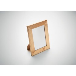 Cadre photo personnalisé en bambou  GAZO Matières : bambou Couleurs : bois objet promotionnel éco-responsable