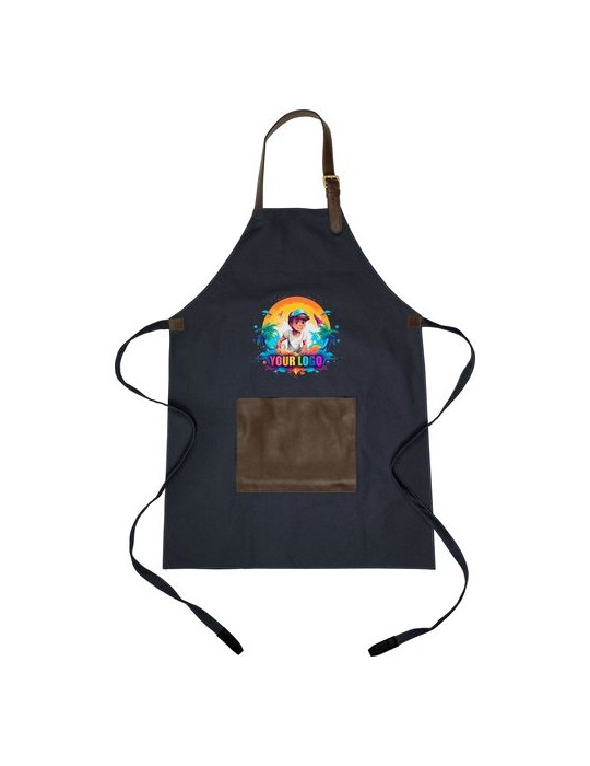Tablier en canvas 450 g/m2 personnalisé Maria