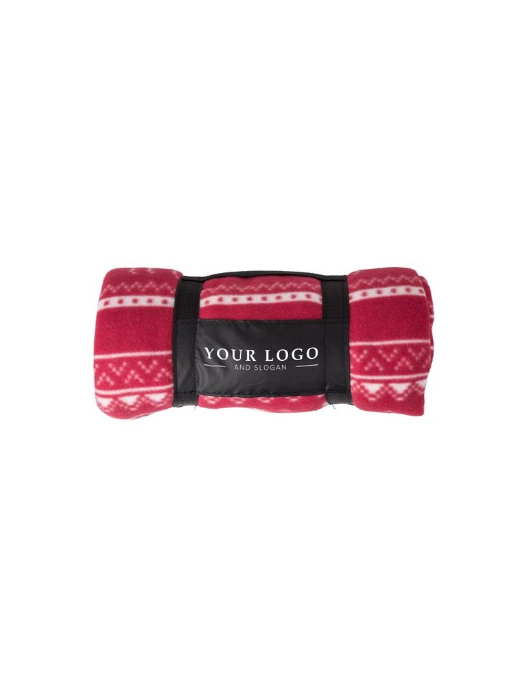 Plaid polaire personnalisé Jane - 180 g/m²