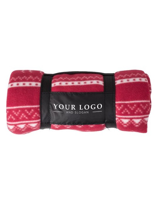 Plaid polaire personnalisé Jane - 180 g/m²