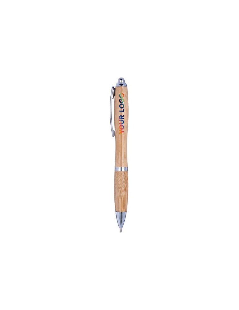 Stylo bille en bambou  personnalisé Carson