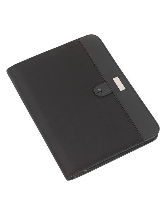 Conférencier A4 personnalisable en microfibre