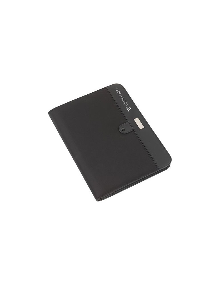 Conférencier A4 personnalisable en microfibre