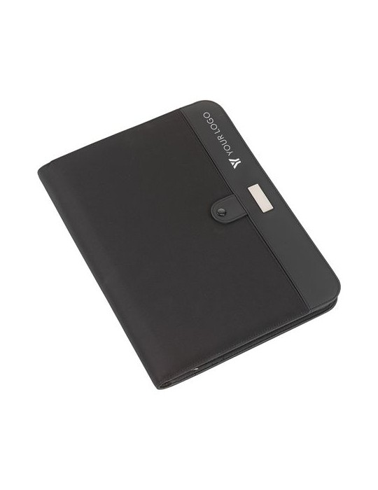 Conférencier A4 personnalisable en microfibre