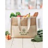 Sac shopping  en toile et jute personnalisé - CAMPO DE GELI Matières : jute Couleurs : beige impression haute définition