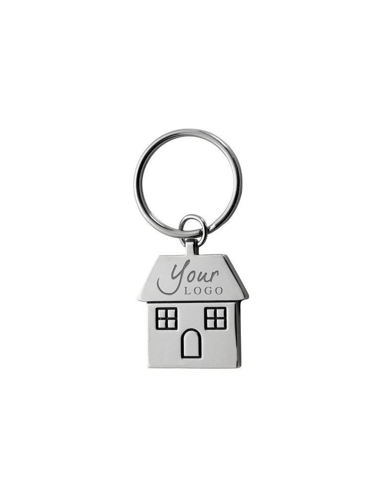 Porte-clés publicitaire maison