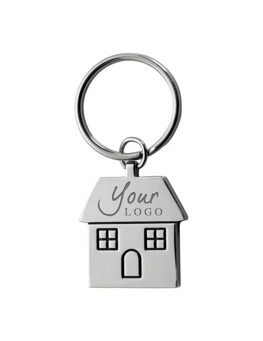 Porte-clés publicitaire maison