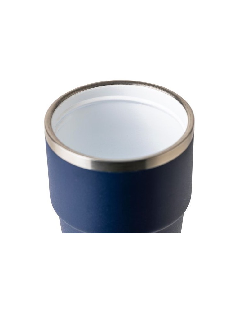 Mug double paroi de 175 ml en acier inoxydable recyclé Oli