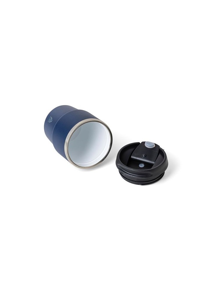 Mug double paroi de 175 ml en acier inoxydable recyclé Oli