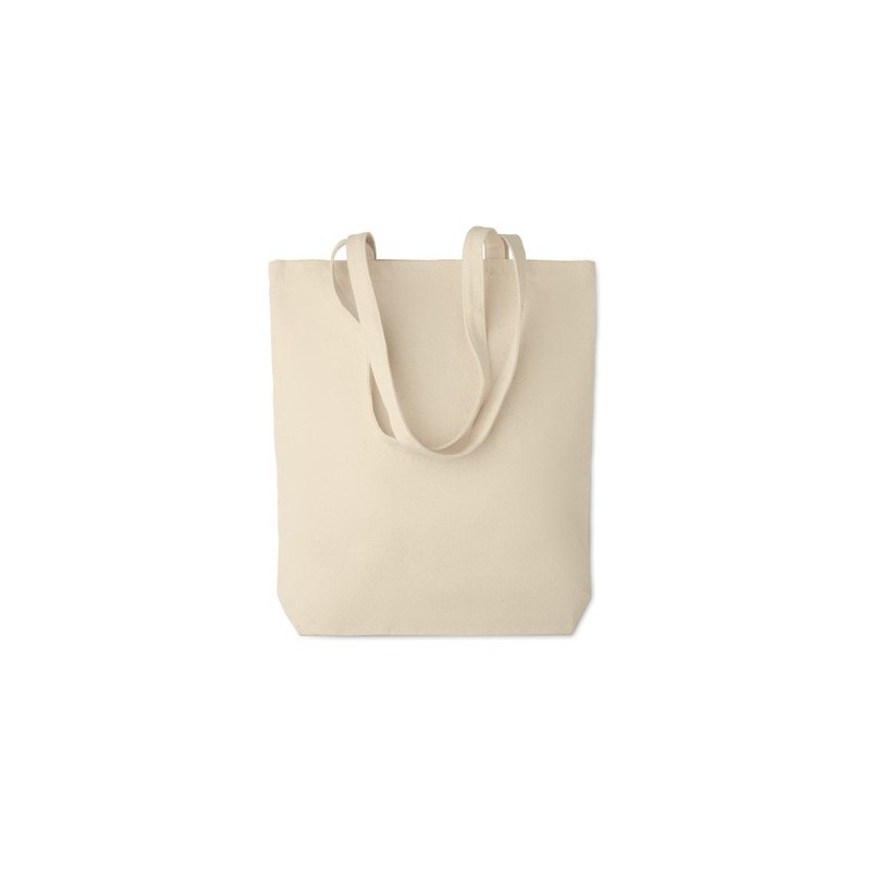 Sac shopping  en toile personnalisé | RASSA Matières : coton Couleurs : beige personnalisable avec votre logo