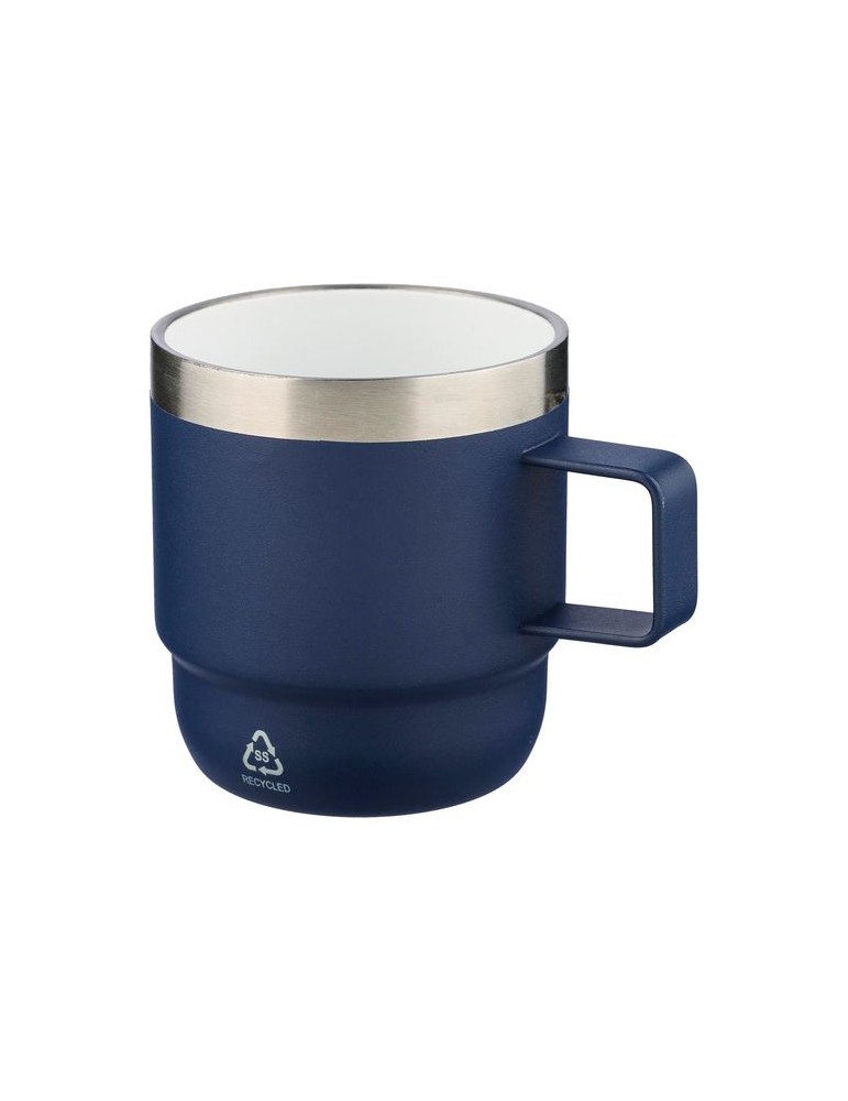Mug double paroi de 180 ml en acier inoxydable recyclé Lilia
