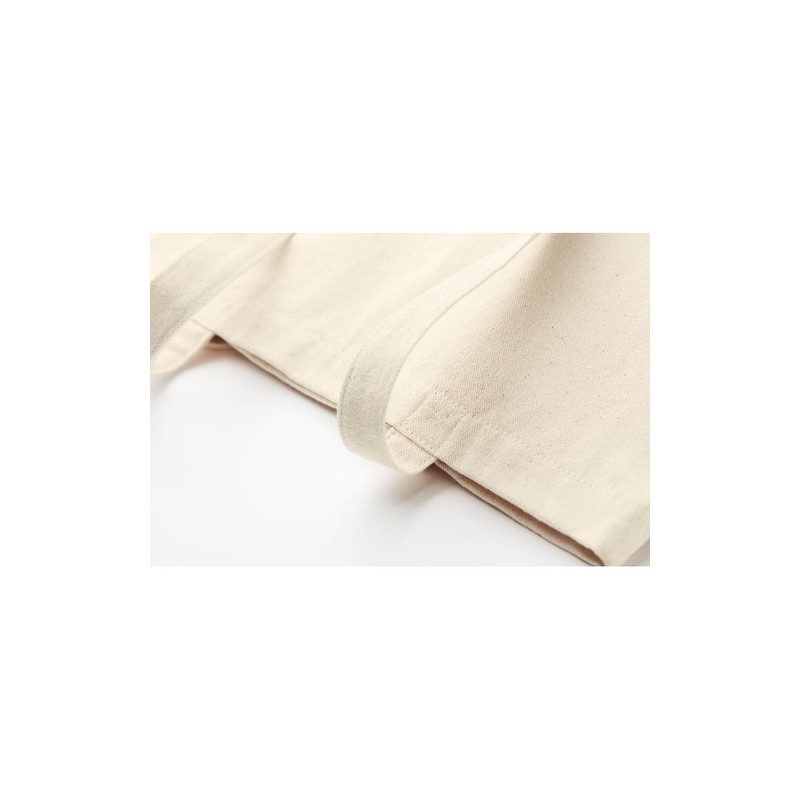 Sac shopping  en toile personnalisé | RASSA Matières : coton Couleurs : beige marquage laser ultra précis