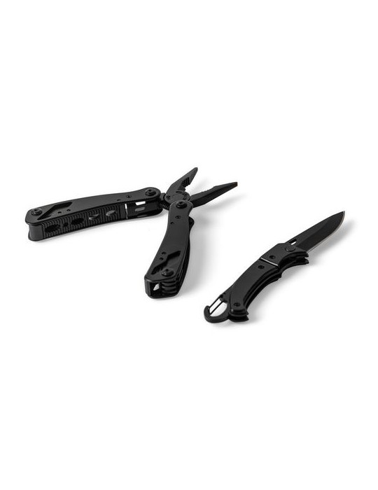 Pince multifonction en aluminium noir Ariane