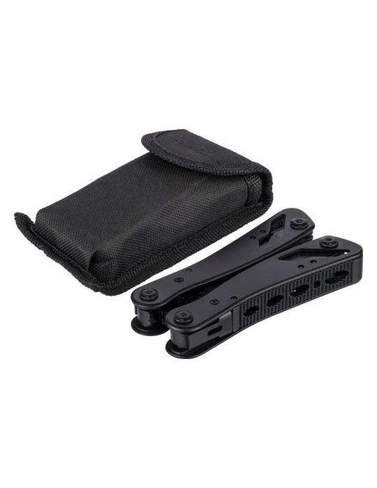 Pince multifonction en aluminium noir Ariane