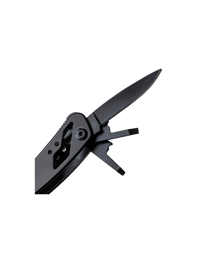 Pince multifonction en aluminium noir Ariane