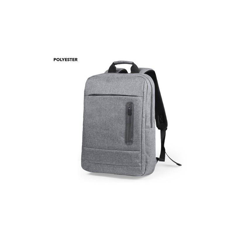 Sac à Dos Personnalisé Économique - Nevium Matières : polyester Couleurs : gris goodies publicitaire événementiel