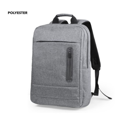 Sac à Dos Personnalisé Économique - Nevium Matières : polyester Couleurs : gris goodies publicitaire événementiel