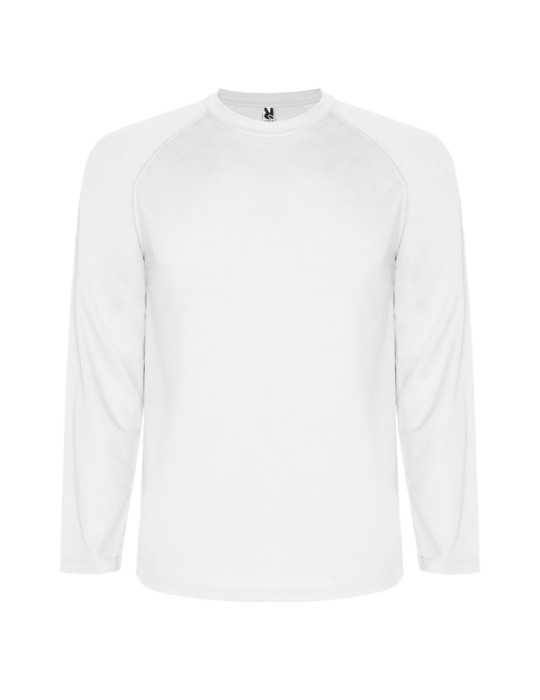 T-shirt technique brodé logo, manches longues | Montecarlo L/S