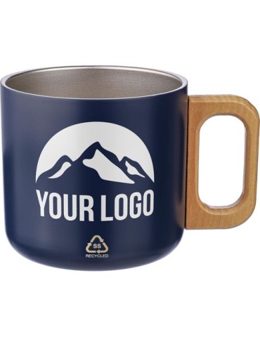 Mug isotherme en acier inoxydable recyclé personnalisé Dwight 2