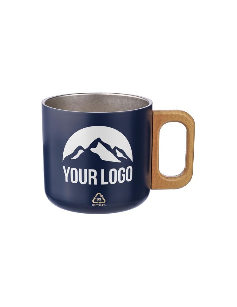 Mug isotherme en acier inoxydable recyclé personnalisé Dwight