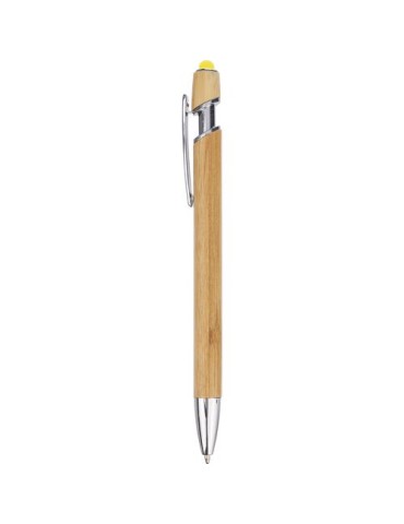 Stylo bille en bambou et plastique personnalisé Deanna 2