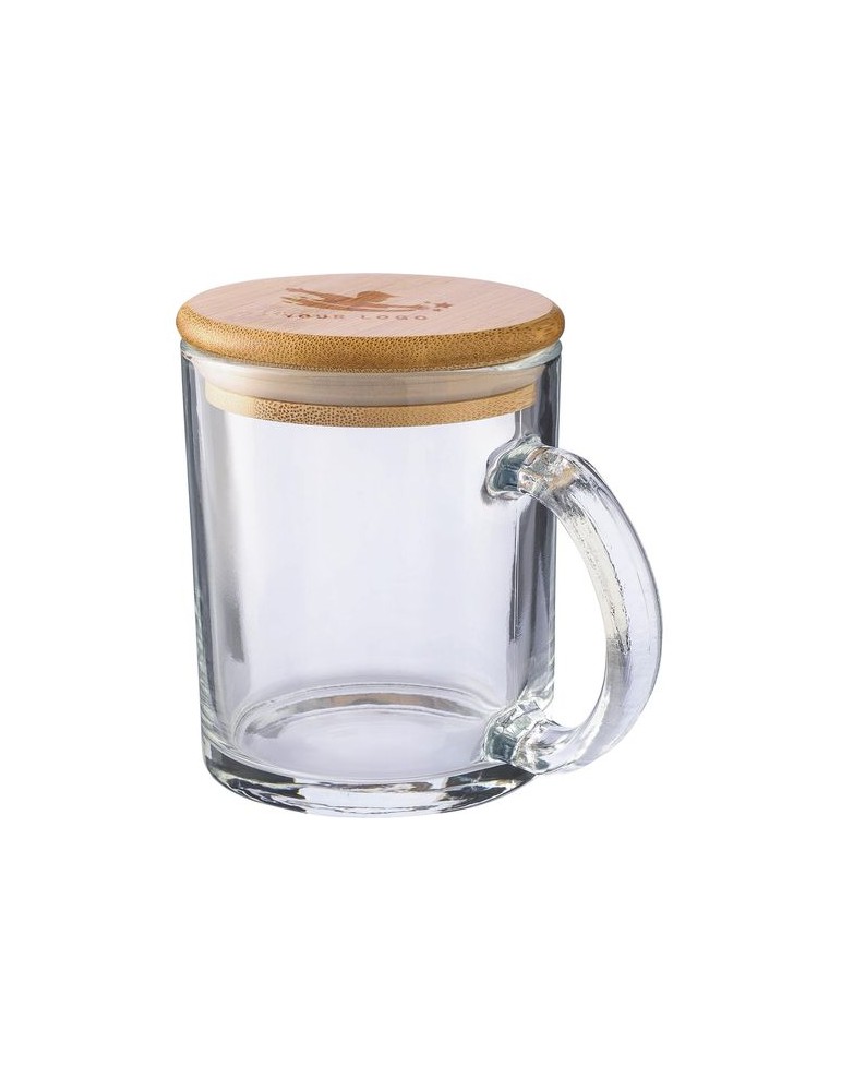 Mug  en verre recyclé et bambou de 300 ml Ashley