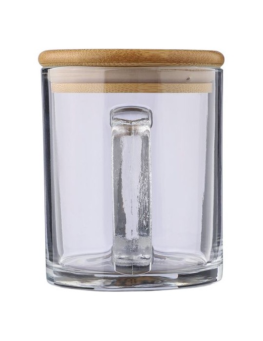 Mug  en verre recyclé et bambou de 300 ml Ashley