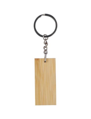 Porte-clé en bambou publicitaire Geoffrey 2