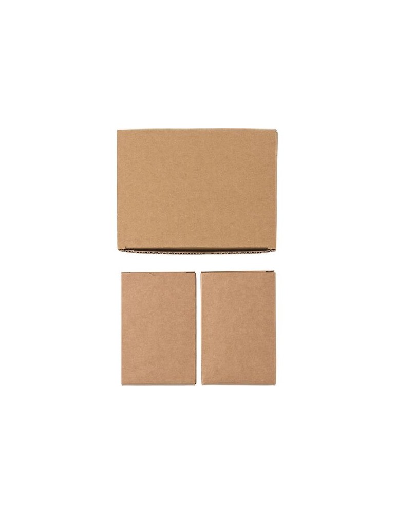 Set personnalisé de 2 jeux de cartes en carton recyclé Arwen pas cher