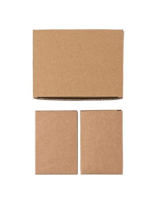 Set personnalisé de 2 jeux de cartes en carton recyclé Arwen pas cher