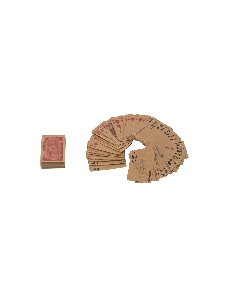 Set personnalisé de 2 jeux de cartes en carton recyclé Arwen pas cher