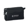 Trousse de toilette  en RPET personnalisée | BETTER & SMART Matières : PET recyclé Couleurs : noir cadeau entreprise pas cher