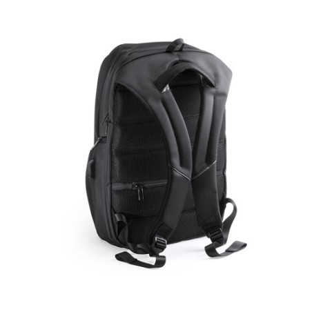 Sac à Dos Personnalisé pour Professionnels Pas Cher Zircan Matières : nylon Couleurs : noir cadeau collaborateur premium