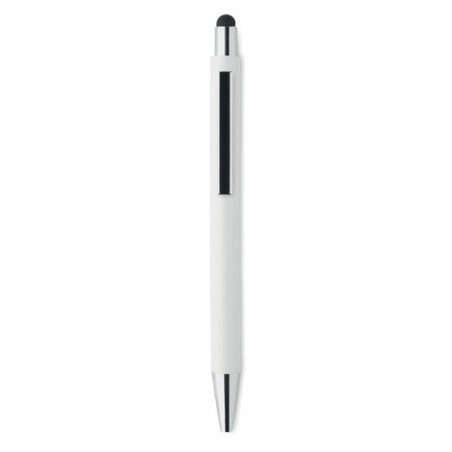 Stylo antibactérien personnalisé et  BLANQUITO CLEAN Matières : ABS Couleurs : blanc personnalisable avec votre logo