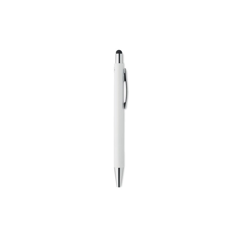 Stylo antibactérien personnalisé et  BLANQUITO CLEAN Matières : ABS Couleurs : blanc goodies publicitaire événementiel