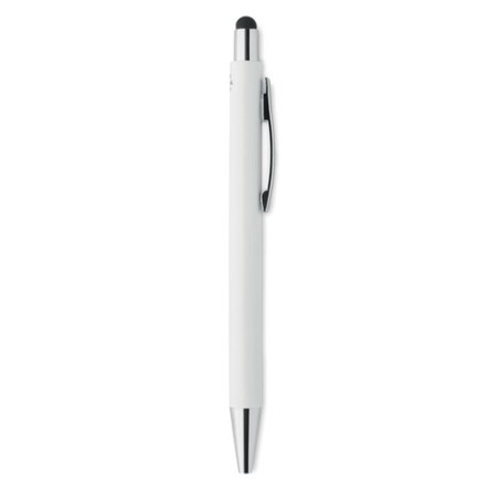 Stylo antibactérien personnalisé et  BLANQUITO CLEAN Matières : ABS Couleurs : blanc goodies publicitaire événementiel