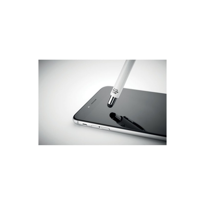 Stylo antibactérien personnalisé et  BLANQUITO CLEAN Matières : ABS Couleurs : blanc livraison express 24h 48h