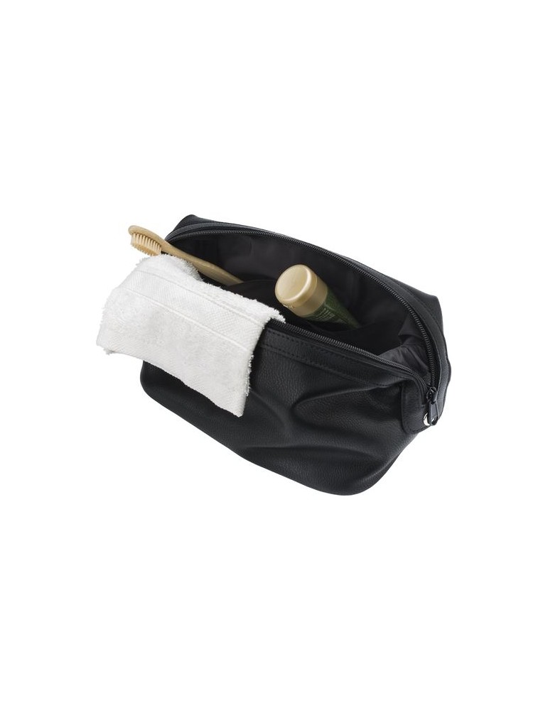 Trousse de toilette en cuir Flynn - Cadeau d'entreprise