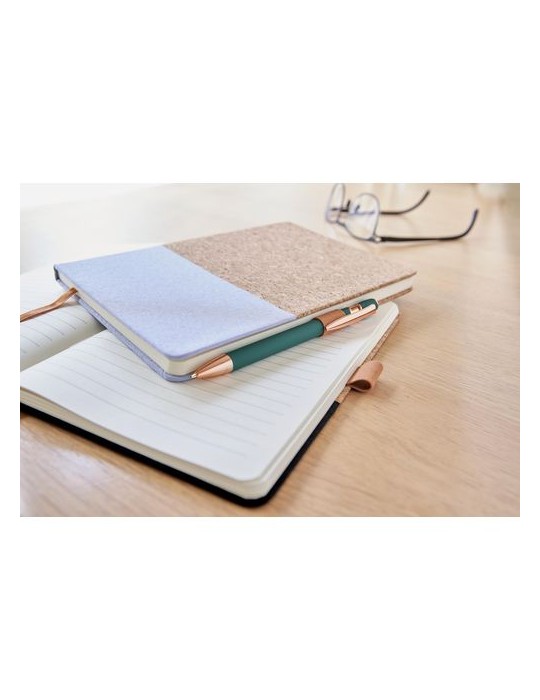 Carnet A5 Personnalisé en Liège et Coton | Cadeau d'Entreprise