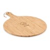 Planche à découper en bambou personnalisée avec poignée - SERVE Matières : bambou Couleurs : bois cadeau entreprise pas cher