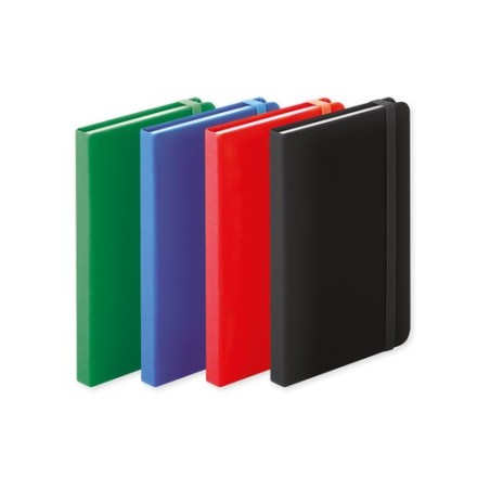 Carnet Personnalisé de Qualité Kinelin Matières : PU Couleurs : rouge marquage couleur éclatante