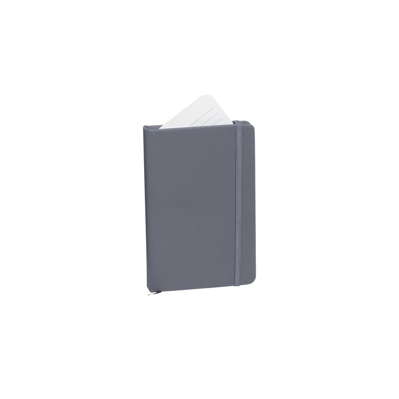 Carnet Personnalisé de Qualité Kinelin Matières : PU Couleurs : gris impression haute définition