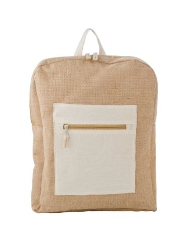 Sac à dos en jute et Personnalisable - Edison
