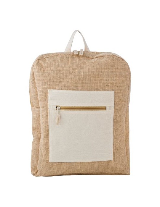 Sac à dos en jute et Personnalisable - Edison