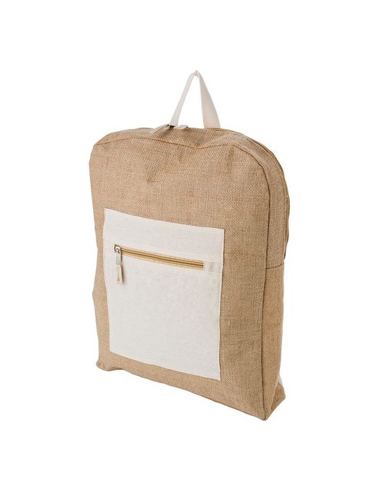 Sac à dos en jute et Personnalisable - Edison