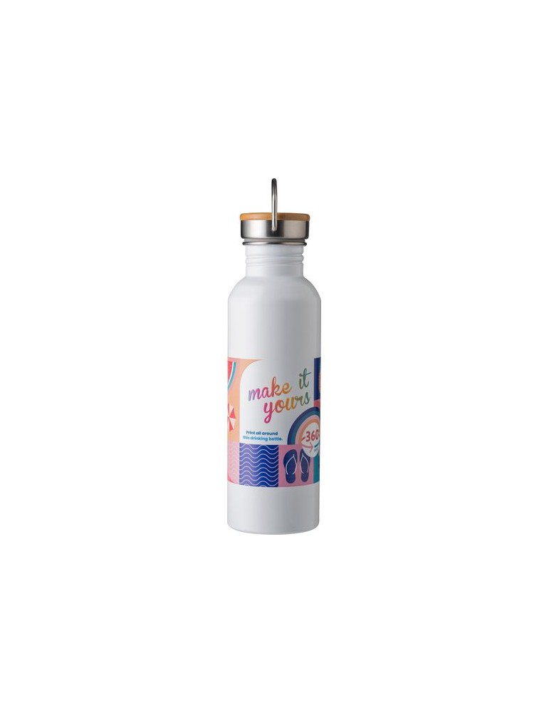 Bouteille Isotherme en Acier Inoxydable Personnalisée - Poppy 700 ml